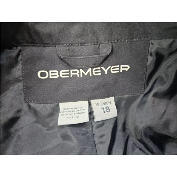 Obermeyer Sugarbush Stretch Pants Black Ski Snowboard Winter Size 18 Womens - Picture 4 of 13